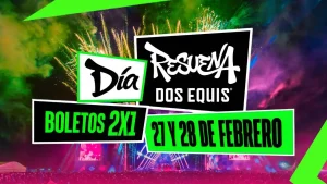 Boletos al 2x1 para Resuena Dos Equis 2026